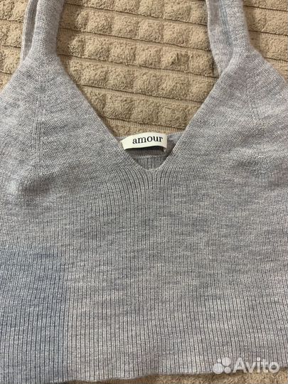 Топ и шорты кашемир