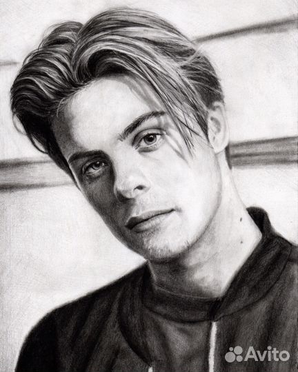 Портрет по фото на заказ, ручная работа