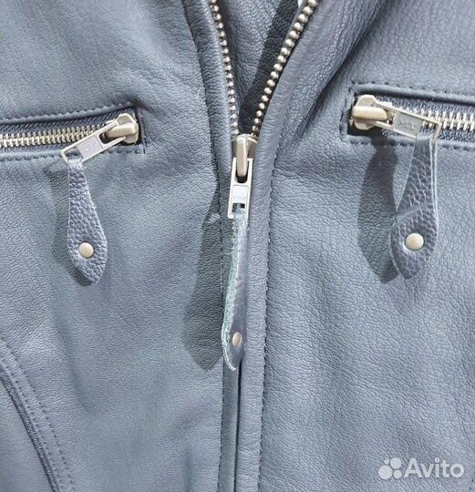 Мотокуртка кожаная женская