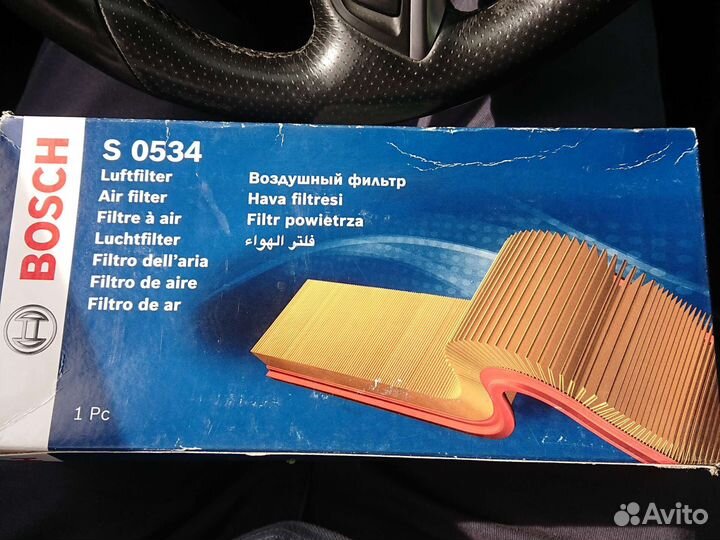Воздушный фильтр Bosch. LADA. Renault