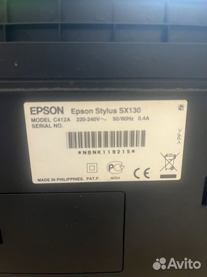 Принтер Epson Stylus SX130