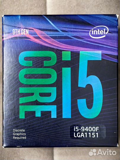 Процессор Intel Core i5 9400f BOX