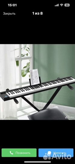 Цифровое пианино 88 клавиш 7 октав