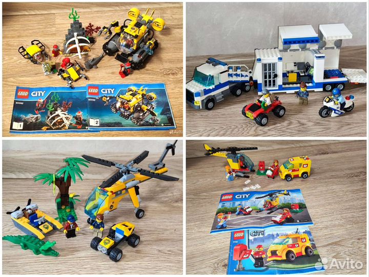 Lego city, много наборов