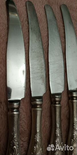 Ножи столовые мельхиор СССР
