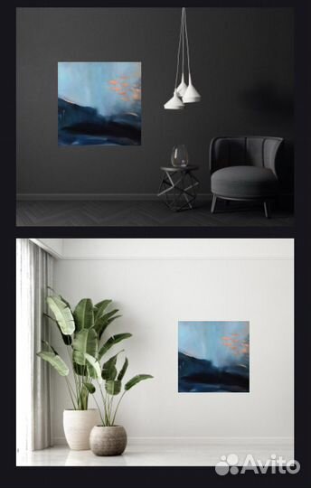 Картина маслом абстракция