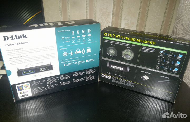 Asus RT-N12 VP, D-Link Dir615 E4, Wi-Fi адаптеры