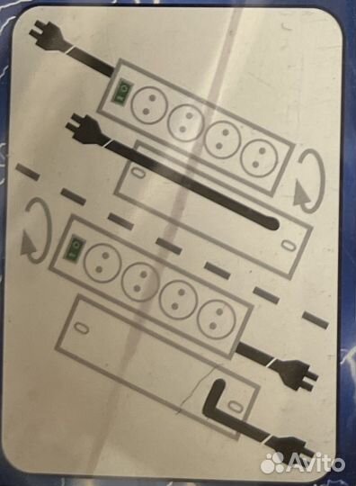 Сетевой фильтр Brennenstuhl 7 розеток 2 м