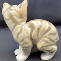 Фарфоровая статуэтка Котенок Кот Кошка лфз