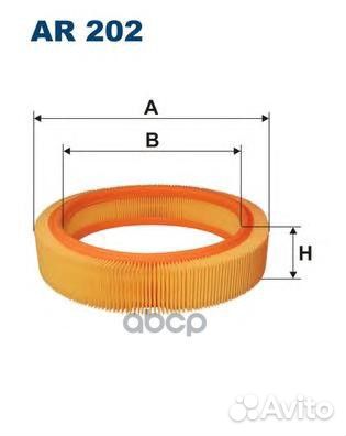 Фильтр воздушный opel Ascona C 1.3-1.8 09/81-08