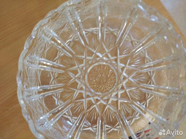 Салатник хрустальный большой