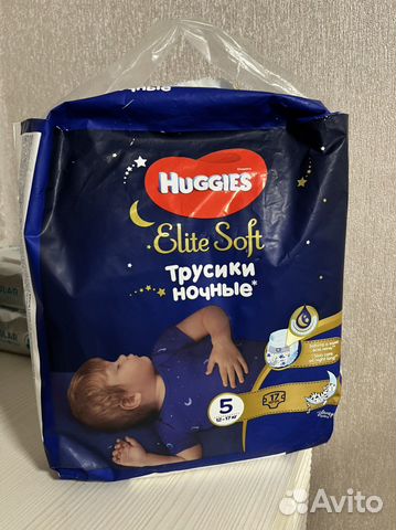 Huggies elite soft 5 трусики ночные