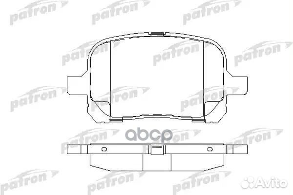 Колодки тормозные дисковые передн lexus: ES 91