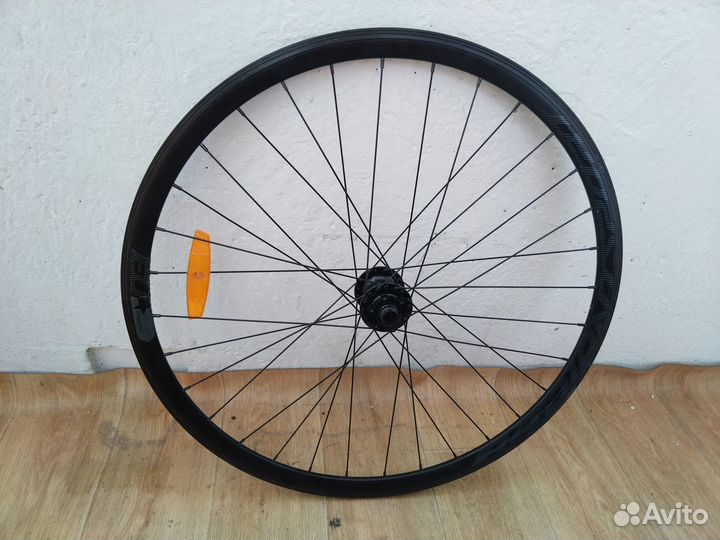 Велосипедное колесо 700C, переднее, 12x100мм(ось)