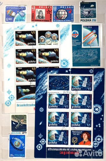 Гагарин, космос, космонавты, интеркосмос марки