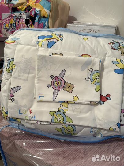 Детское постельное белье с одеялом