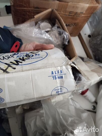 Кнопка 15мм Альфа сталь цв. черный никель (720шт)