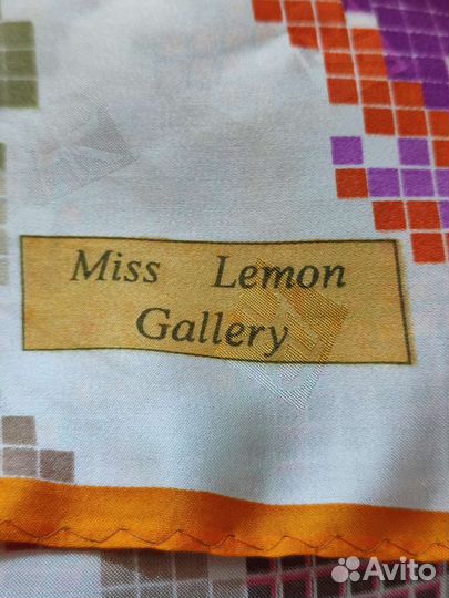 Платок натуральный шелк Miss Lemon