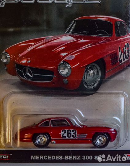 Hot Wheels Premium; Mercedes - Benz 300 SL (2022г)