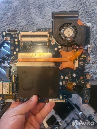 Материнская плата с процессором