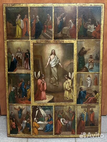 Храмовая Икона Двунадесятые Праздники