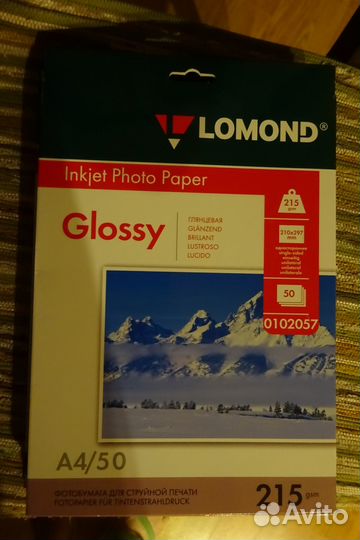 Фотобумага Lomond