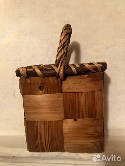 Старинный туесок и грабилка