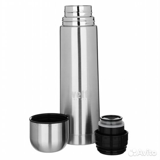 Термос с узкой горловиной 0,5 литров нержавеющая с