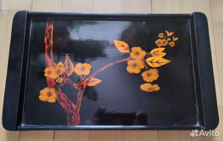 Ваза, подсвечник, ножи, поднос. Винтаж