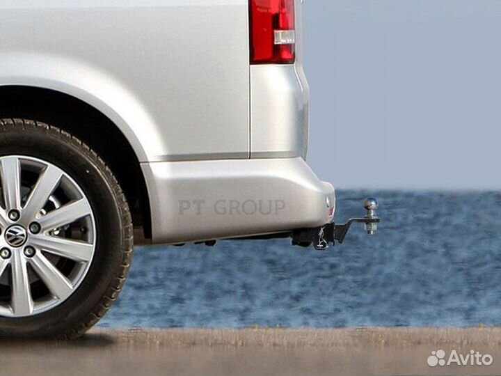 Фаркоп под квадрат Volkswagen Multivan T5 Restylin