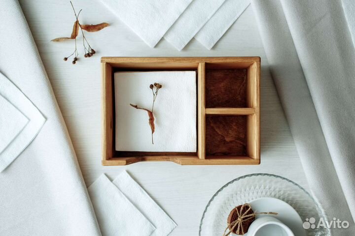 Салфетница из дерева