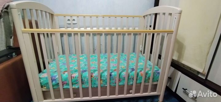 Кроватка гандылян дени с ящиками