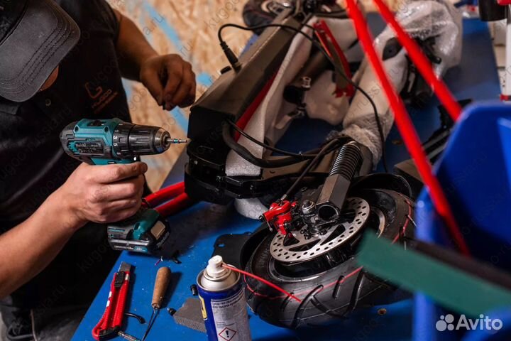 Ремонт электросамокатов и электромотоциклов