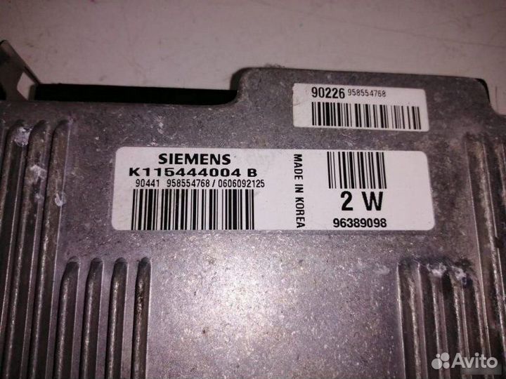 Мозги Эбу Daewoo Matiz F8CV