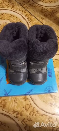 Сапоги зимние детские 22 размер