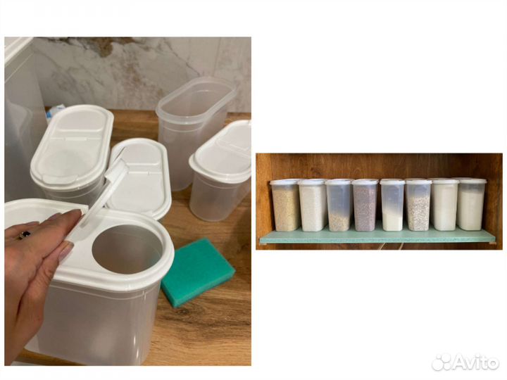 Контейнера набор, банки для сыпучих