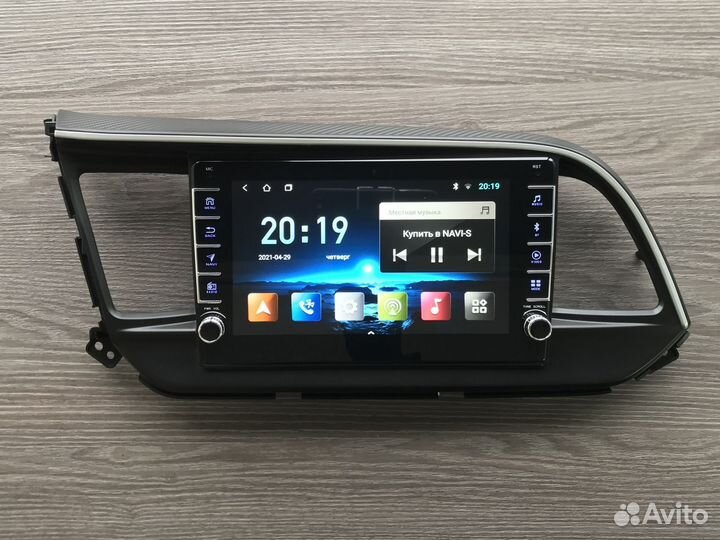 Магнитола Hyundai Elantra + физические кнопки