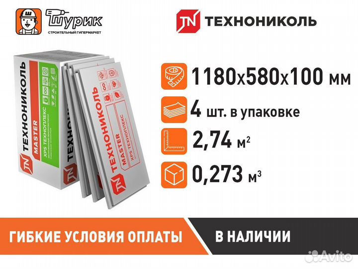 Пенополистирол Техноплекс Технониколь