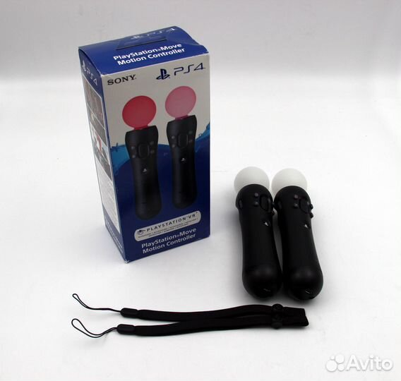 Набор 2 Контроллера движений PS Move (rev 2)