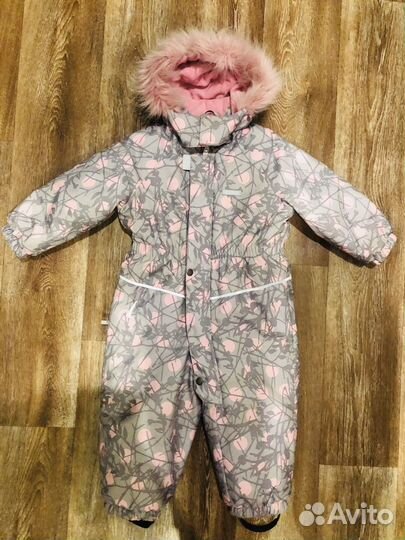 Зимний комбинезон для девочки 86р
