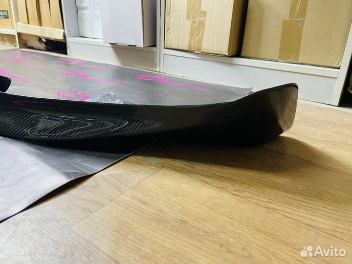 Сплиттер переднего бампера BMW X6 F16 карбон