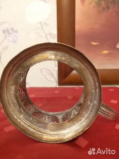 Подстаканник. Филигрань. Скань.«Казаковская скань»