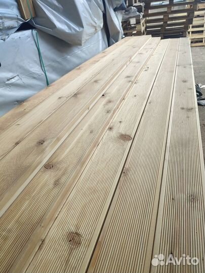 Террасная доска из лиственницы 27х141х3020 сорт ав