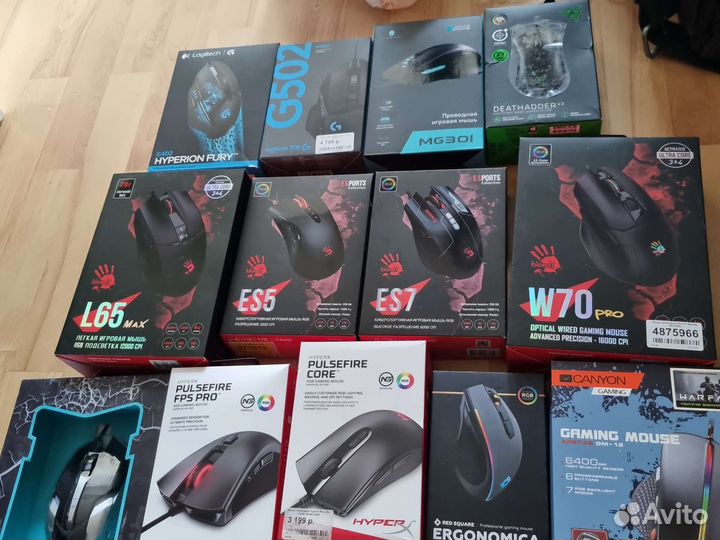 Игровые мыши hyperx Logitech bloody