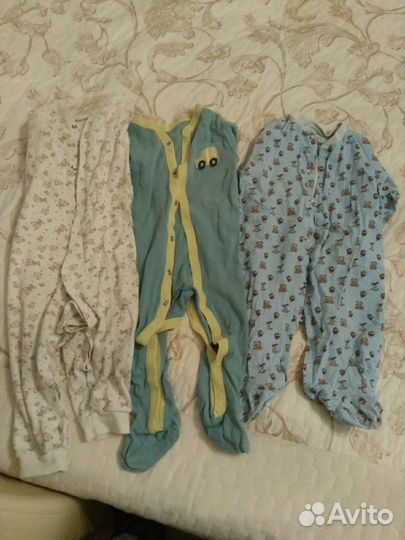 Нуждающимся вещи пакетом детская одежда от 0 до 1