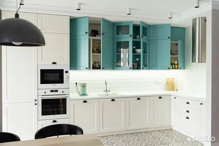 Цена за всю кухню. Кухня софт CN:038551