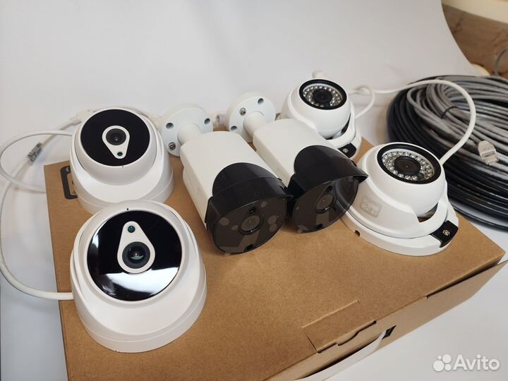 Камеры видеонаблюдения от 4 до 8 мп и регистраторы