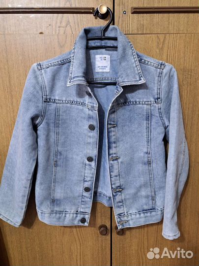Джинсовая куртка для мальчика 128