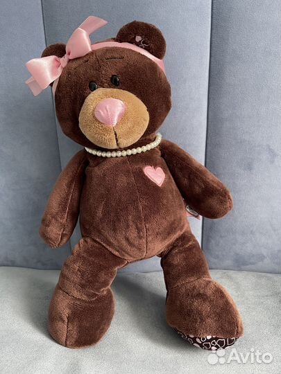 Мягкая игрушка медведь Choco & milk