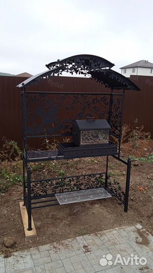 Мангалы. Мангал с крышей. Мангал казан
